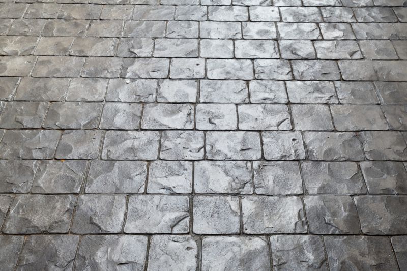 Residential Driveway with Patterned Finish